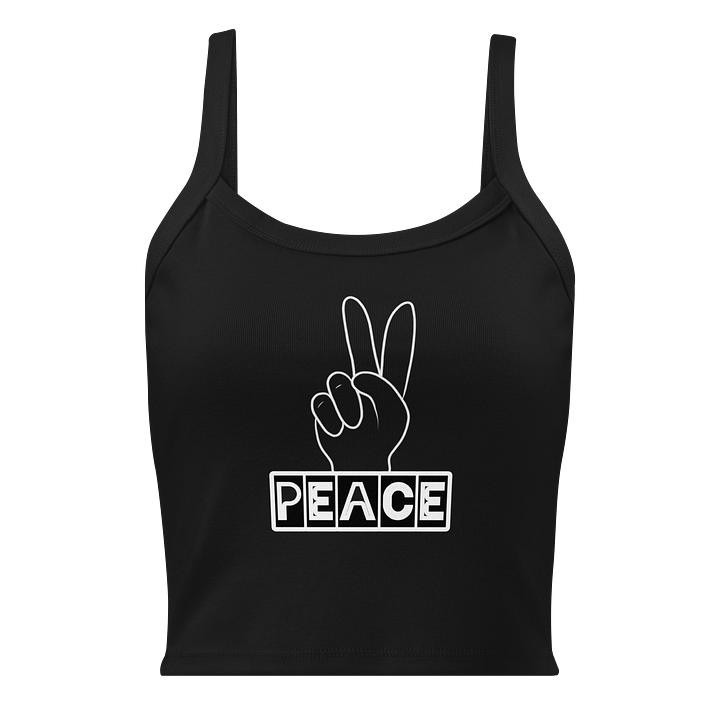 Peace Sign Micro-Rib Tank Top product image (1)