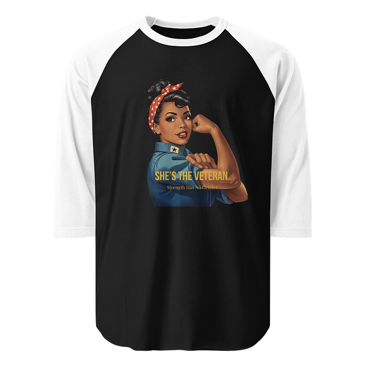 She’s The Veteran Two-Tone T-Shirt product image (1)