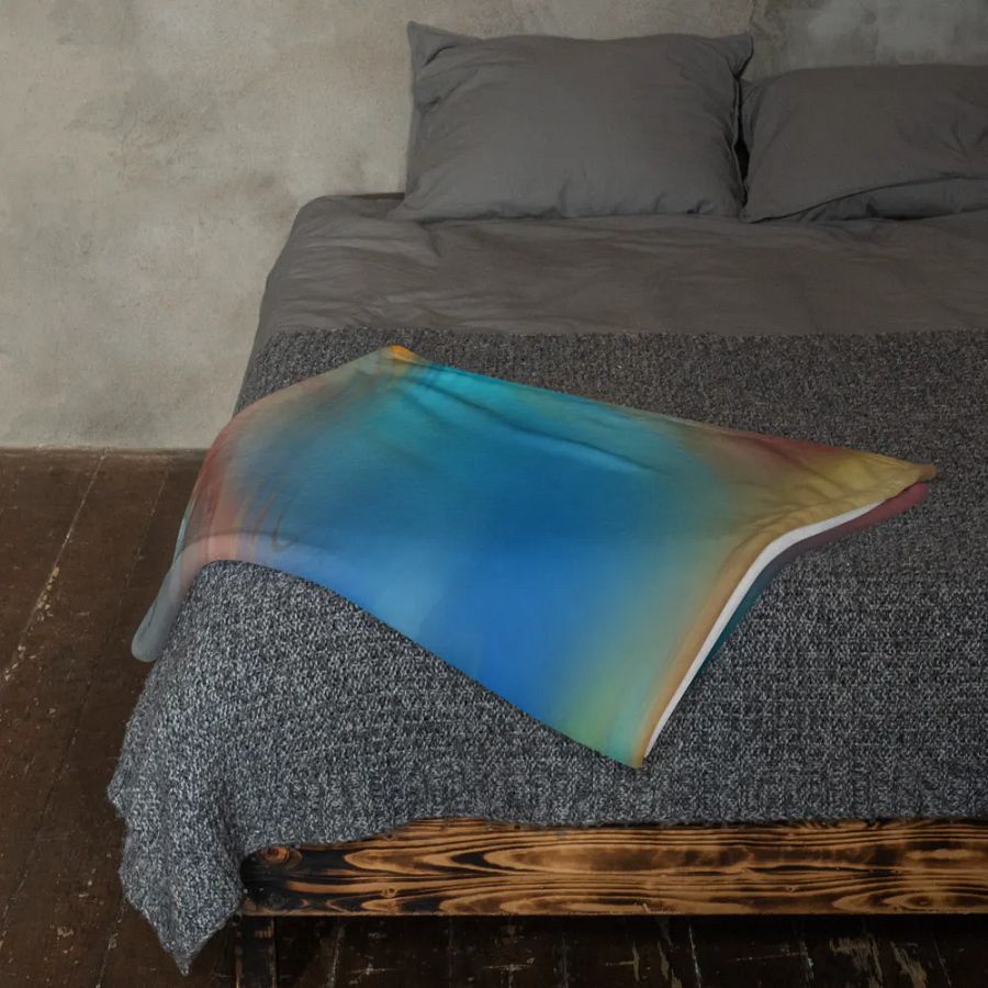 Rainbow Colorful Pattern Throw Blanket | Multicolor Blanket product image (11)