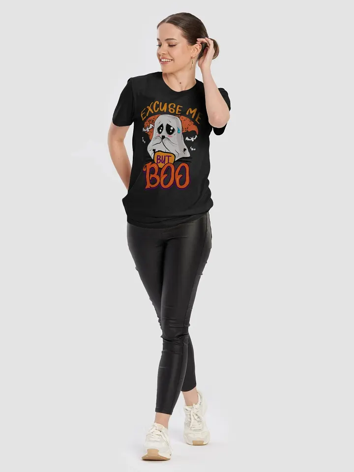 Excuse Me But Boo – Shy Ghost Halloween T-Shirt product image (2)