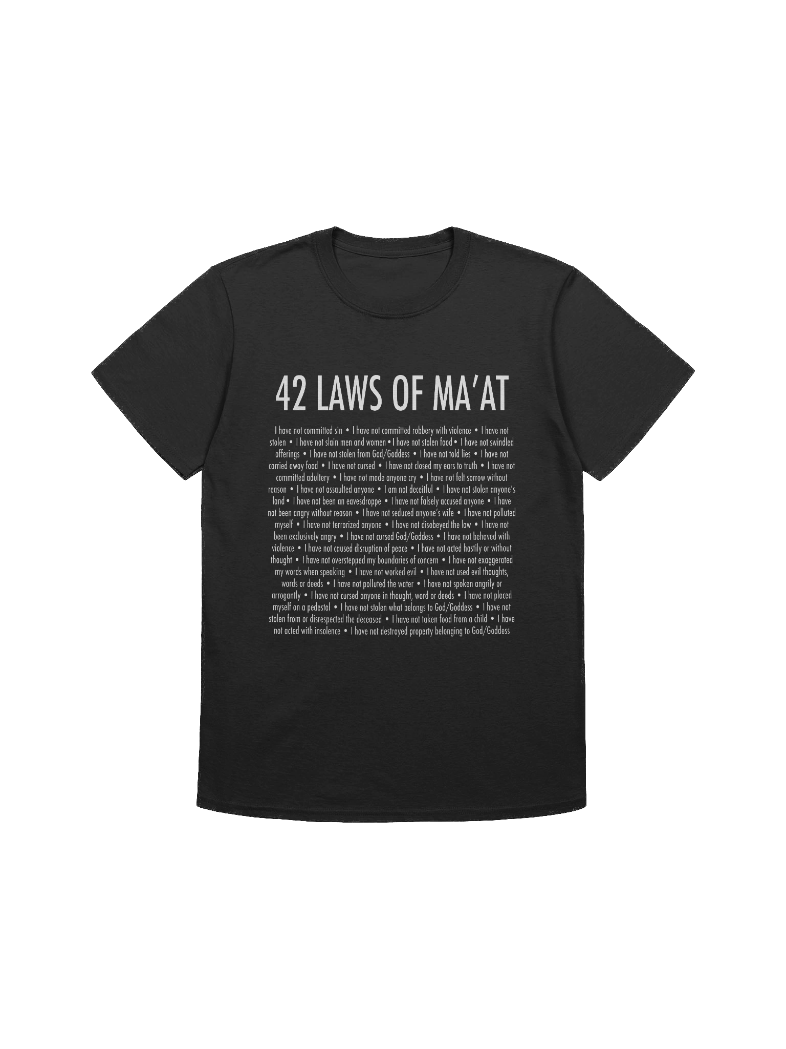 42 LAWS OF MA'AT - Unisex T-Shirt product image (1)