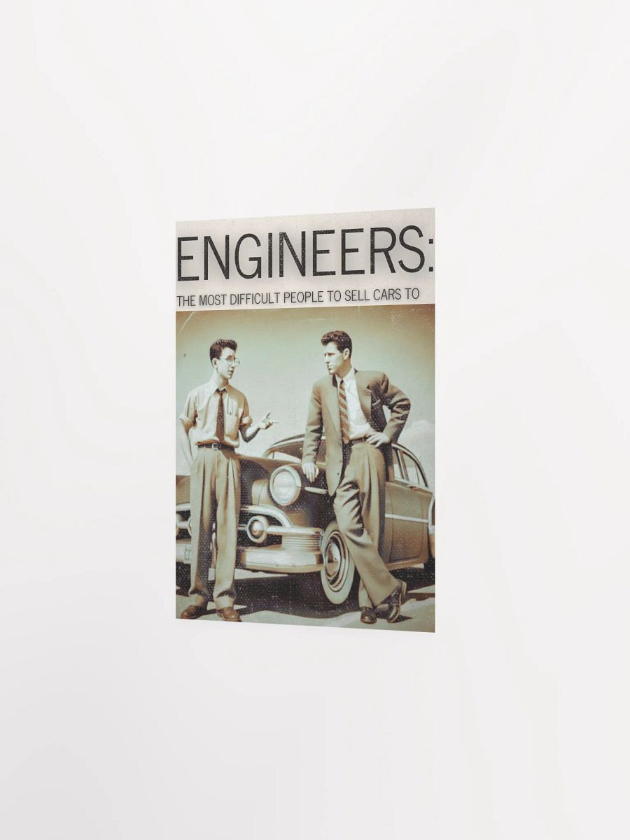 Engineers - The Most Difficult People To Sell Cars To product image (7)