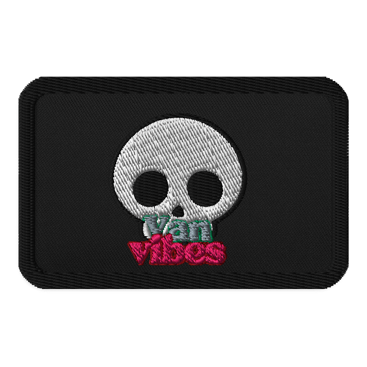 Skull Van Vibes Embroidered Patch product image (1)