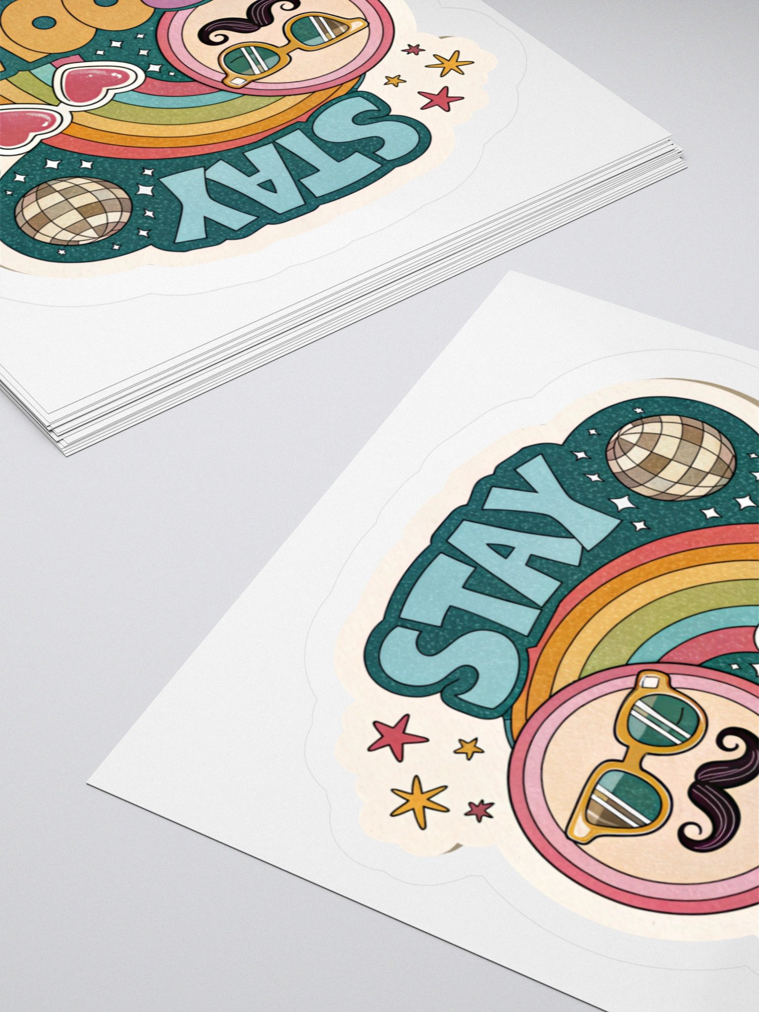 Stay Groovy Kiss Cut Stickers product image (10)