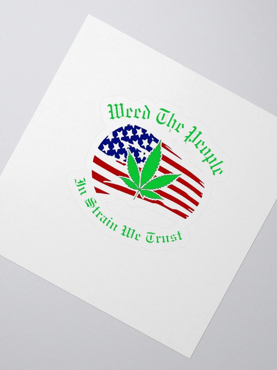 Weed The People Flag Sticker RWB product image (2)