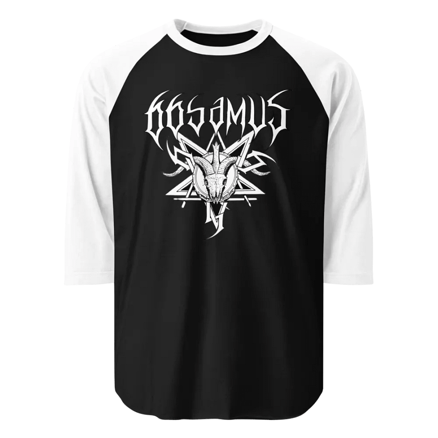 66Samus raglan (b&w) product image (1)