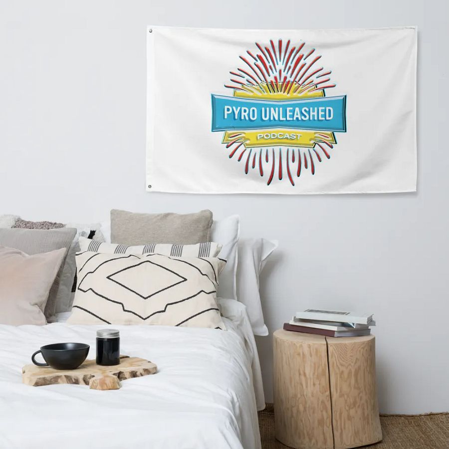 Pyro Unleashed Podcast Flag product image (4)