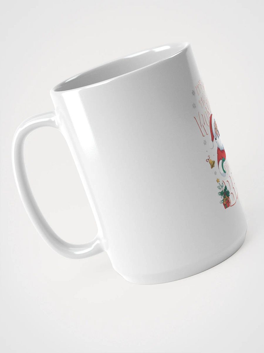 Santa’s Holiday Cheers White Glossy Mug product image (3)