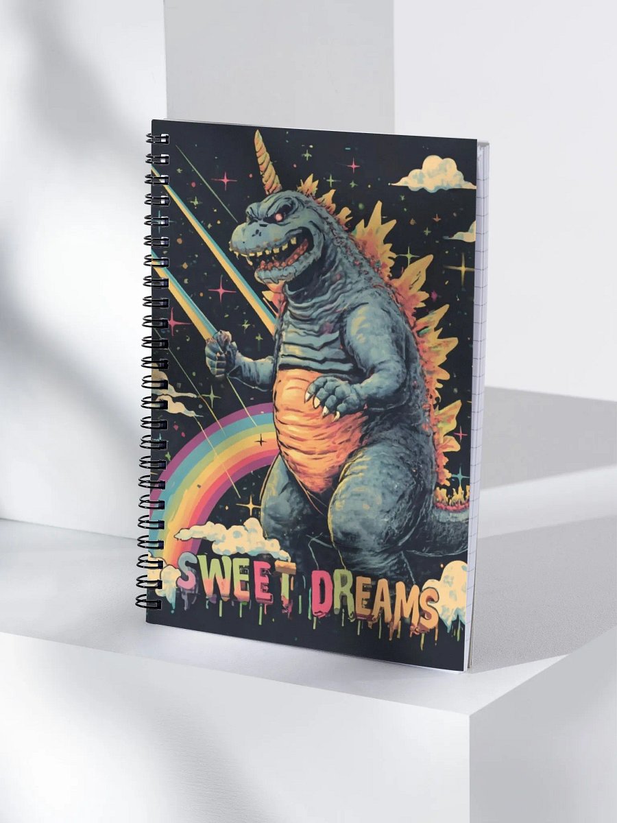 Godzillacorn Sweet Dreams Spiral Notebook product image (4)