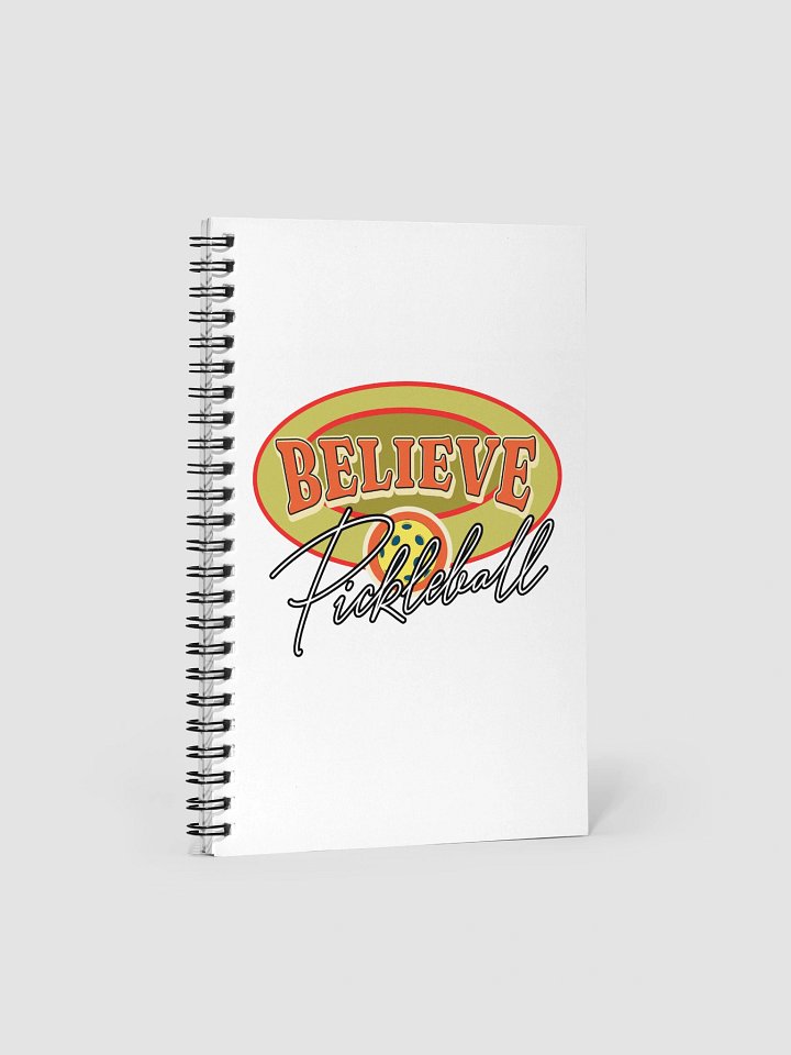 Believe Pickleball Spiral Notebook product image (2)
