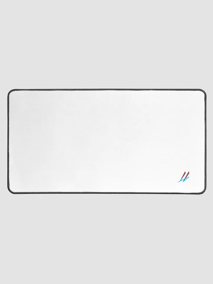 Initals Logo White Deskmat product image (1)