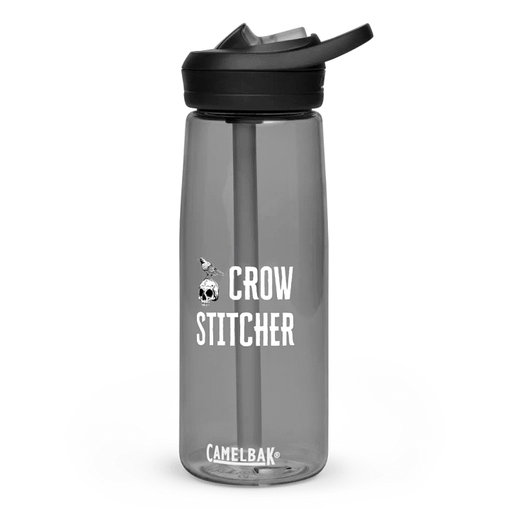 Crow Stitcher Skull & Crow Water Bottle product image (1)