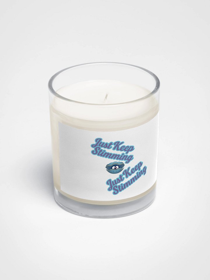 Stylish 'Just Keep Stimming' Soy Wax Candle product image (2)