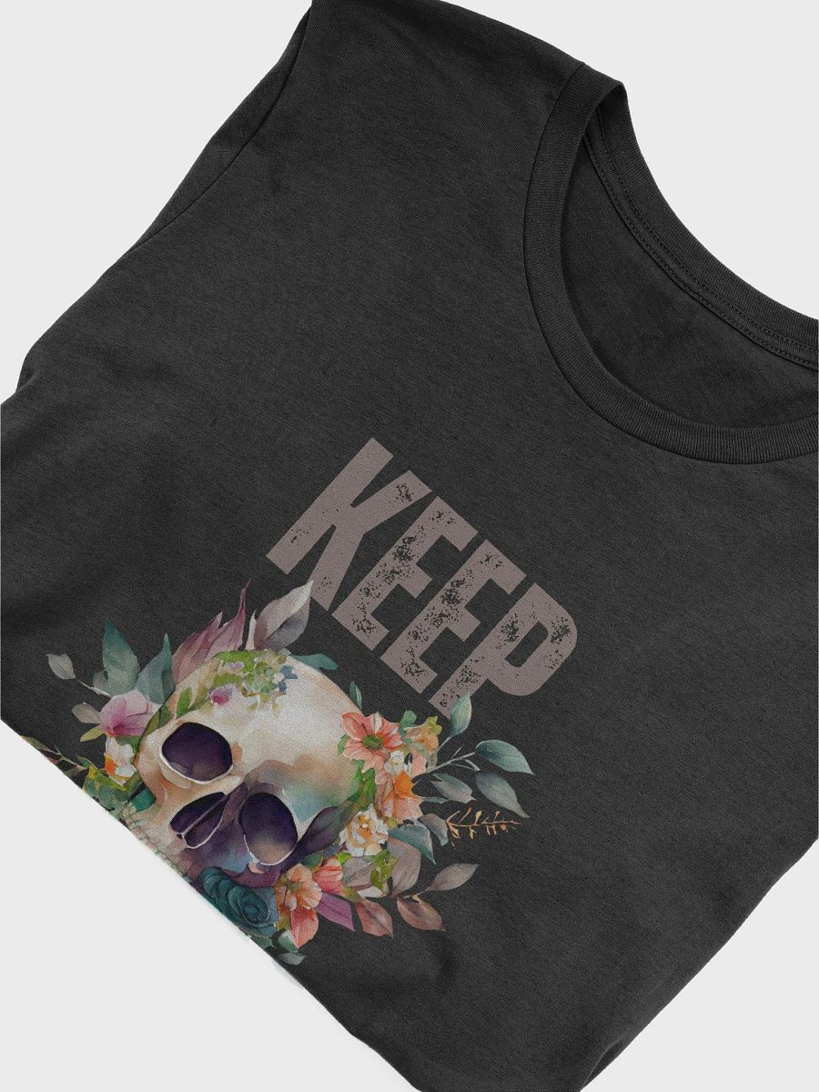 Blossoming Skull Unisex T-Shirt product image (5)