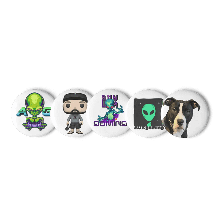 AUXgaming Alien Gamer Button Set product image (2)