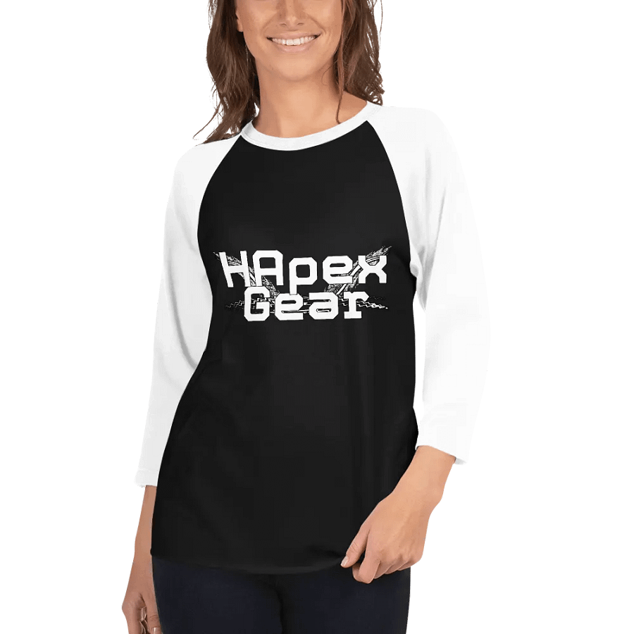 Fine Jersey Raglan Tee - White HApex Gear White Logo product image (4)