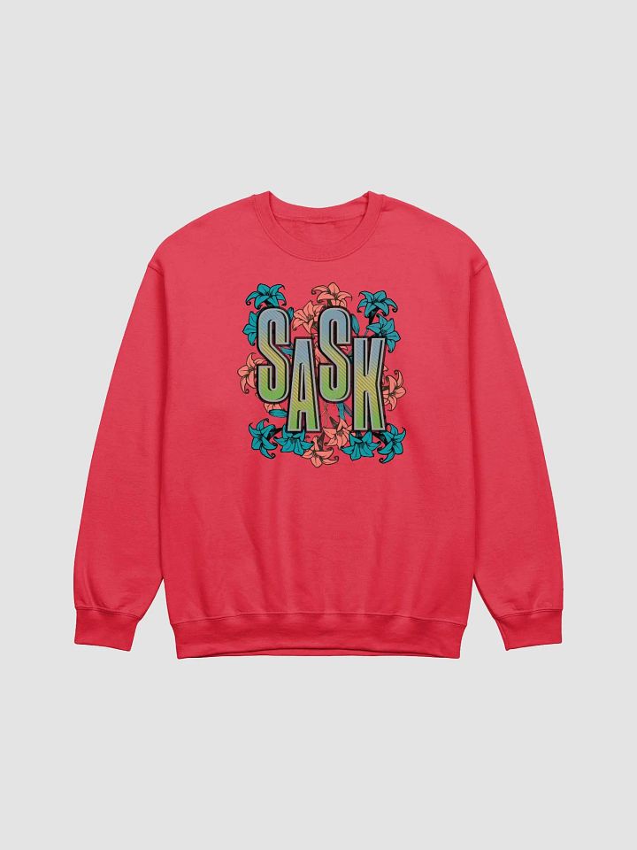 Sask Saskatoon Saskatchewan Floral Bliss Crewneck Sweatshirt product image (15)