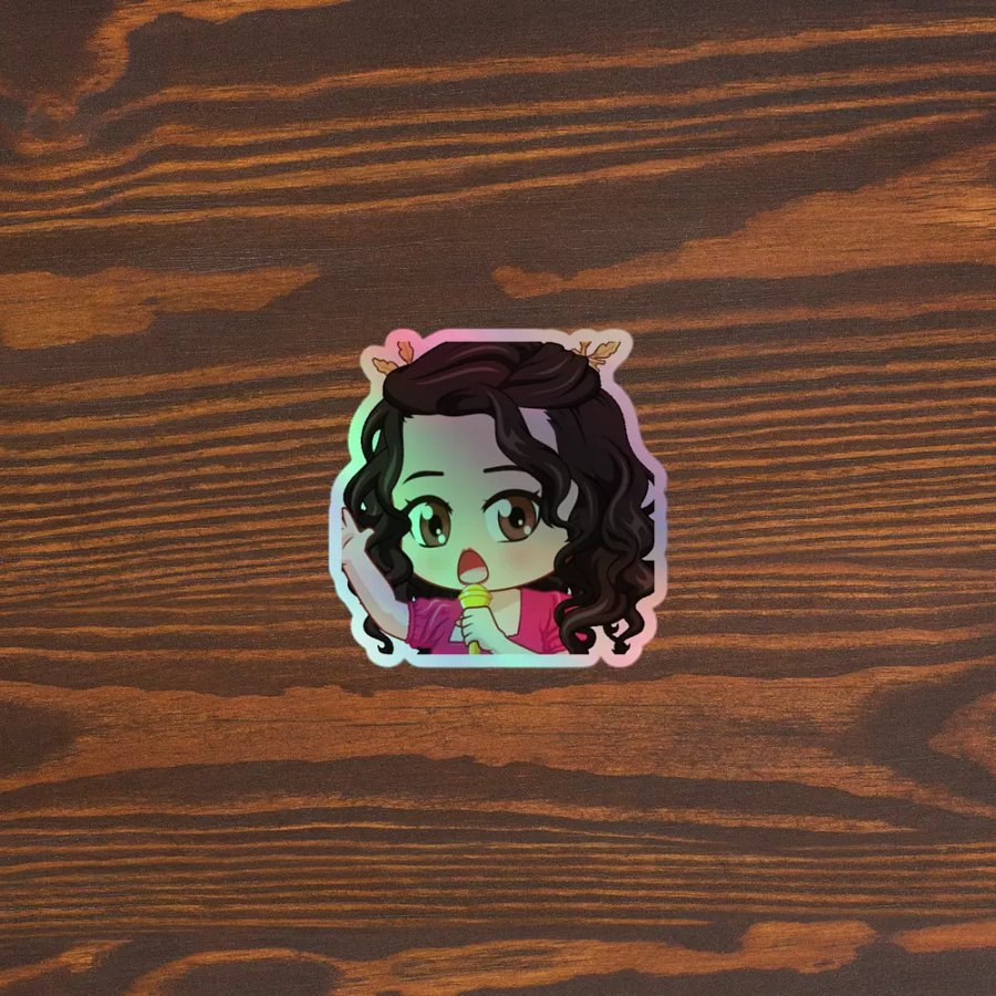Holographic Watermelon Singing Sticker product image (5)
