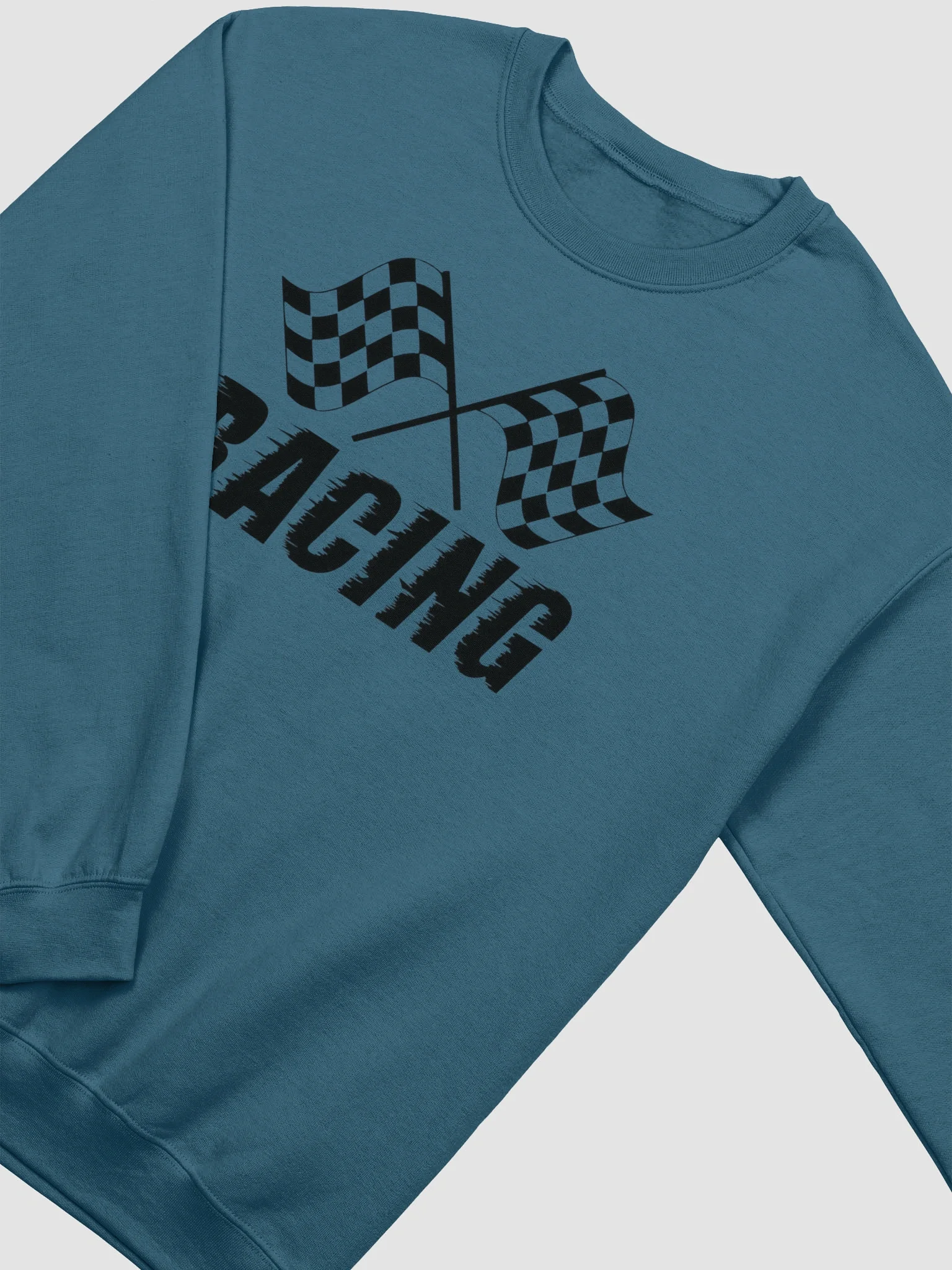 Checkered Flags Racing Crewneck Sweatshirt product image (6)