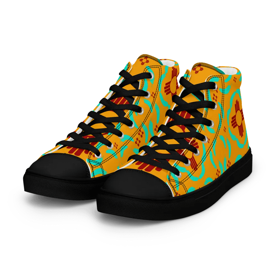 Zia Turquoise Feather High Tops product image (10)