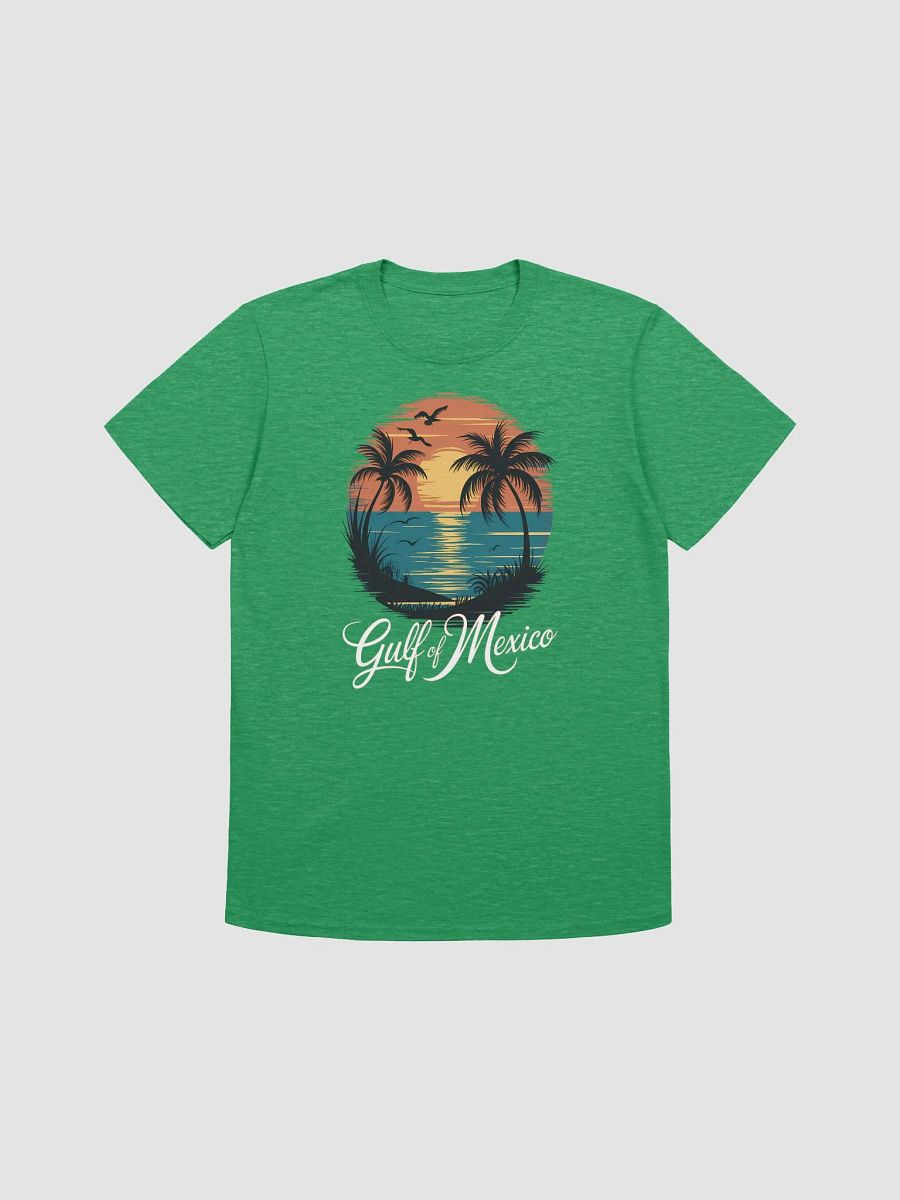 Vintage Gulf of Mexico Sunset T-Shirt – Tropical Beach Palm Tree Graphic product image (4)