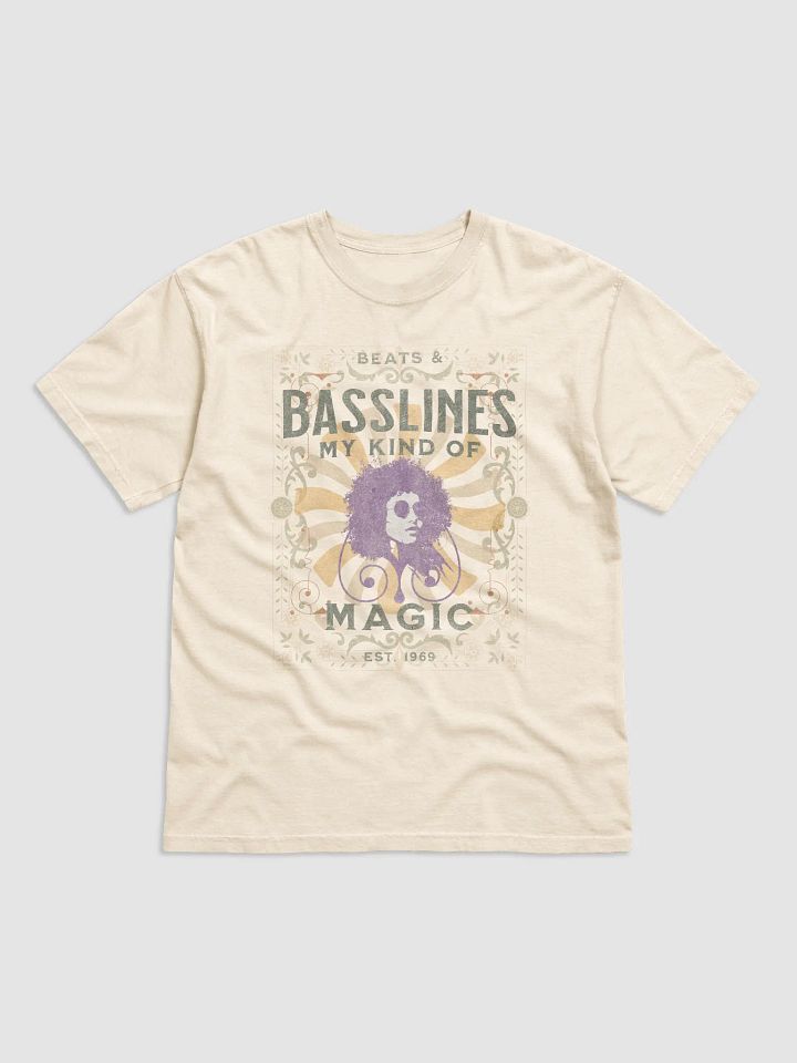Psychedelic Beats & Basslines 1969 T-Shirt - Retro Music Vibes product image (1)