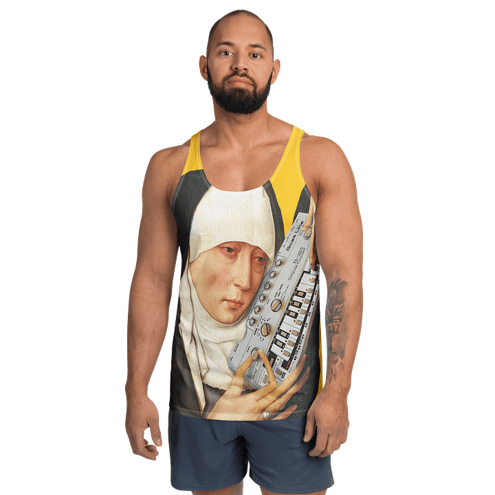 Mater Dolorosa meets Roland TB 303 by Frank Fonik, Regular fit Tank Top product image (1)