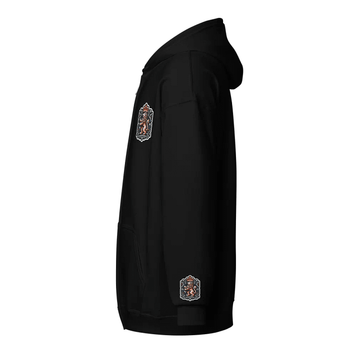 Bronze Regal Lion Crest Zip Hoodie product image (2)