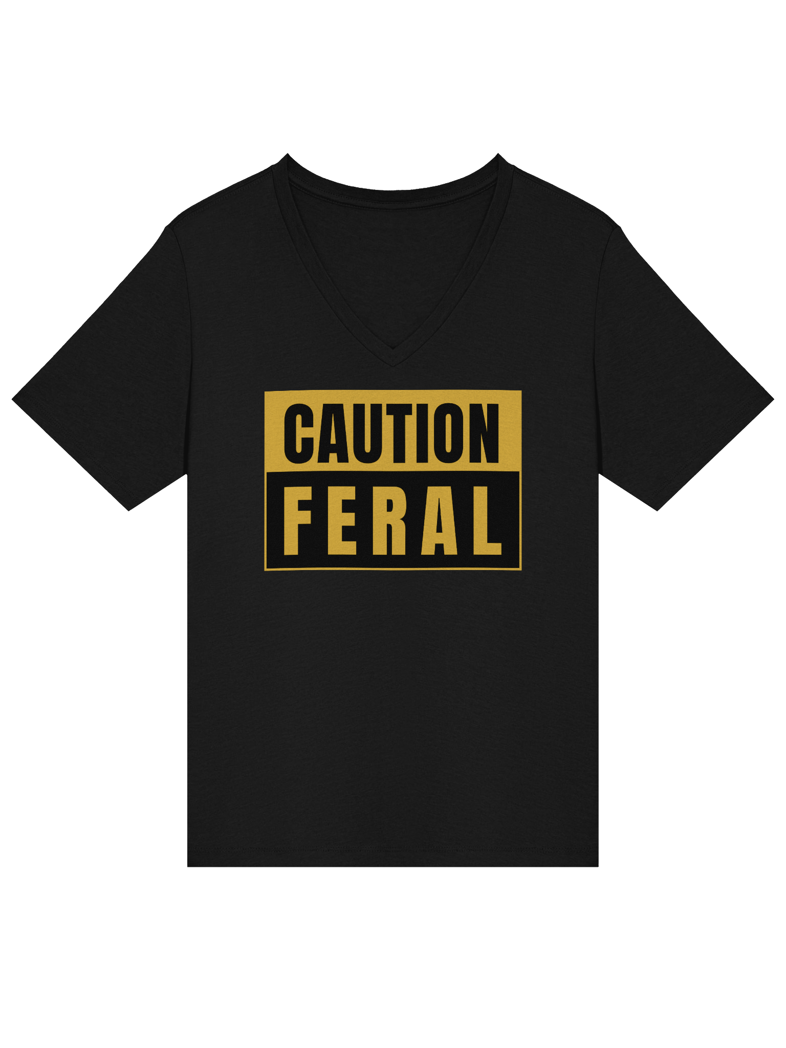 Caution Feral V-Neck Tee product image (12)