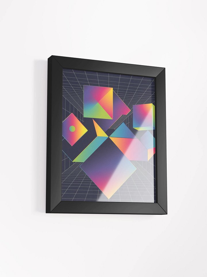Virtual Rainbow Geometric Art Print product image (10)