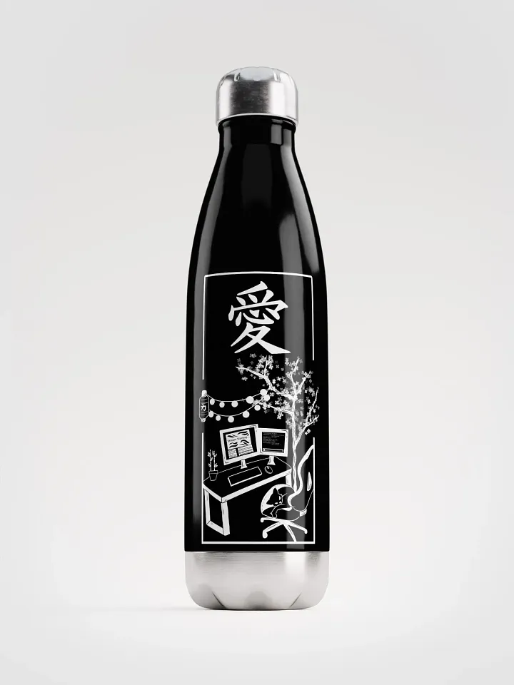 Sakura Streaming Desk Steel Water Bottle product image (1)