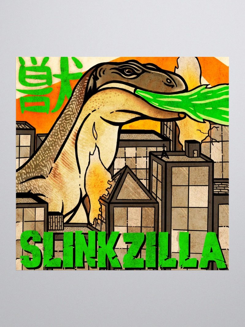 SLINKZILLA the sticker