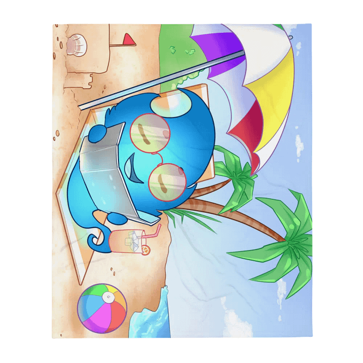 Beach Vacation Throw Blanket product image (1)