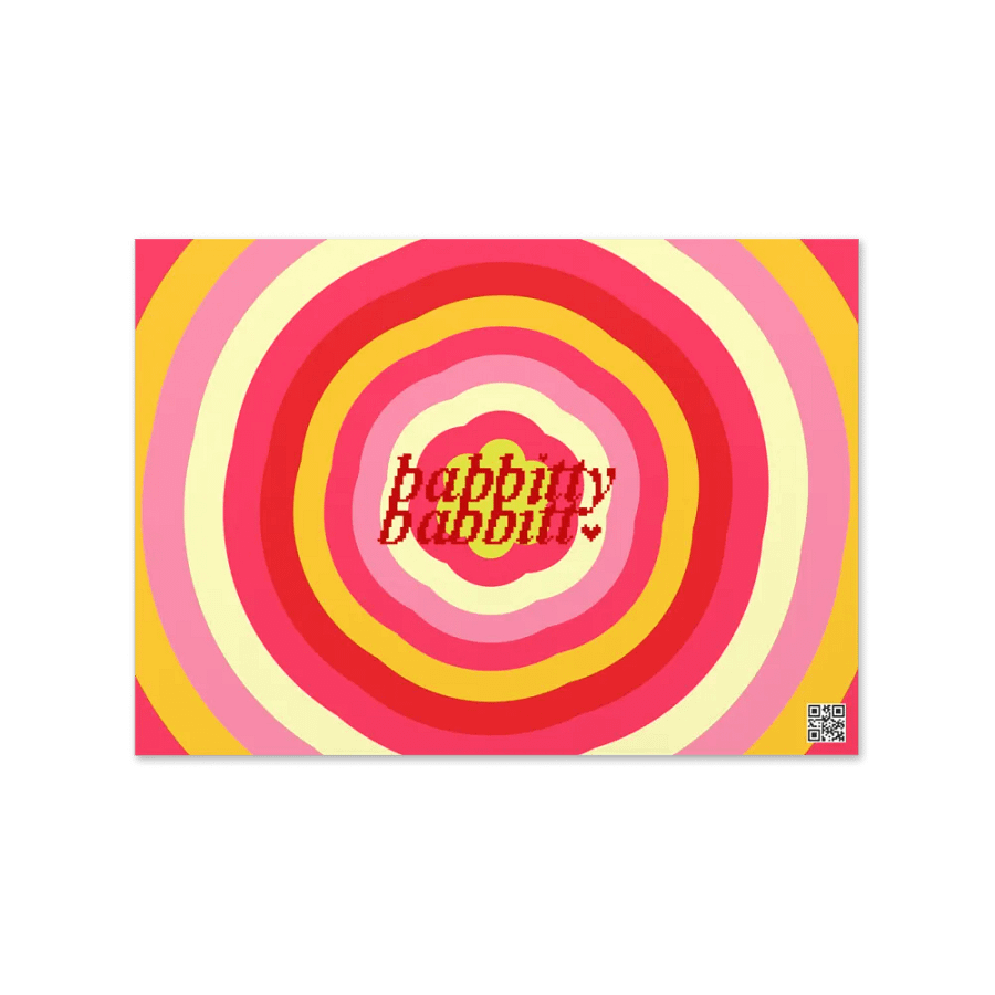 I Love You retro landscape greetings card product image (4)