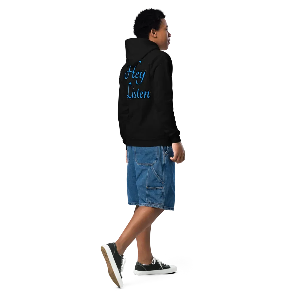 ZKOT Hey Listen Youth Hoodie product image (7)