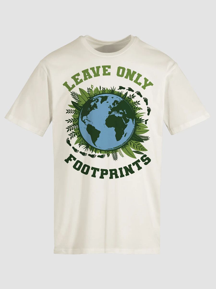 Leave Only Footprints, Care for Our Planet T-Shirt product image (9)