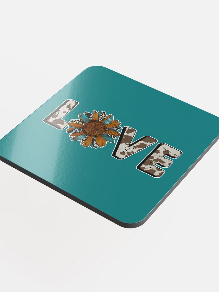 Sunflower Love Cork Coaster product image (4)