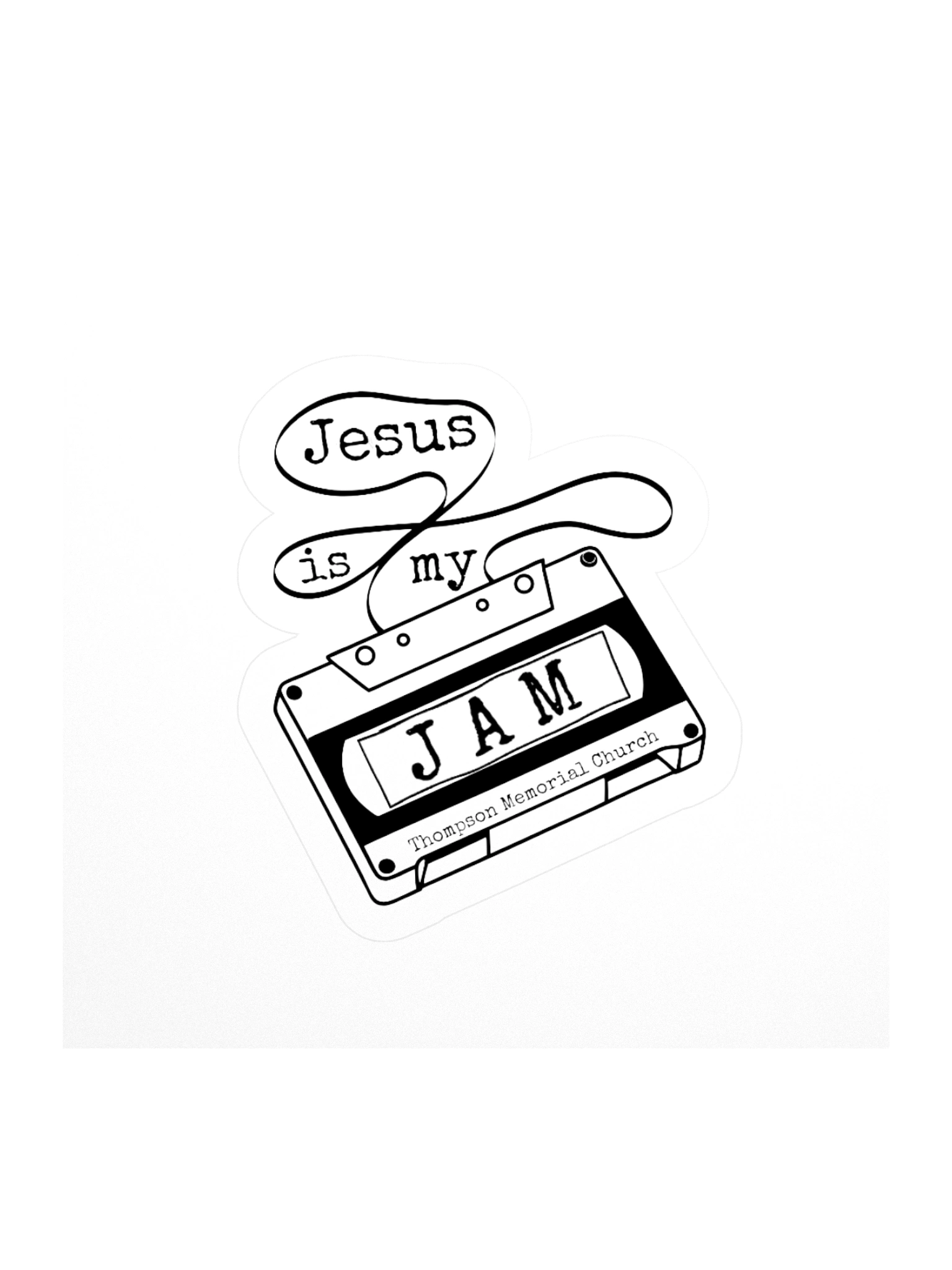 Jesus Is My Jam Sticker product image (1)