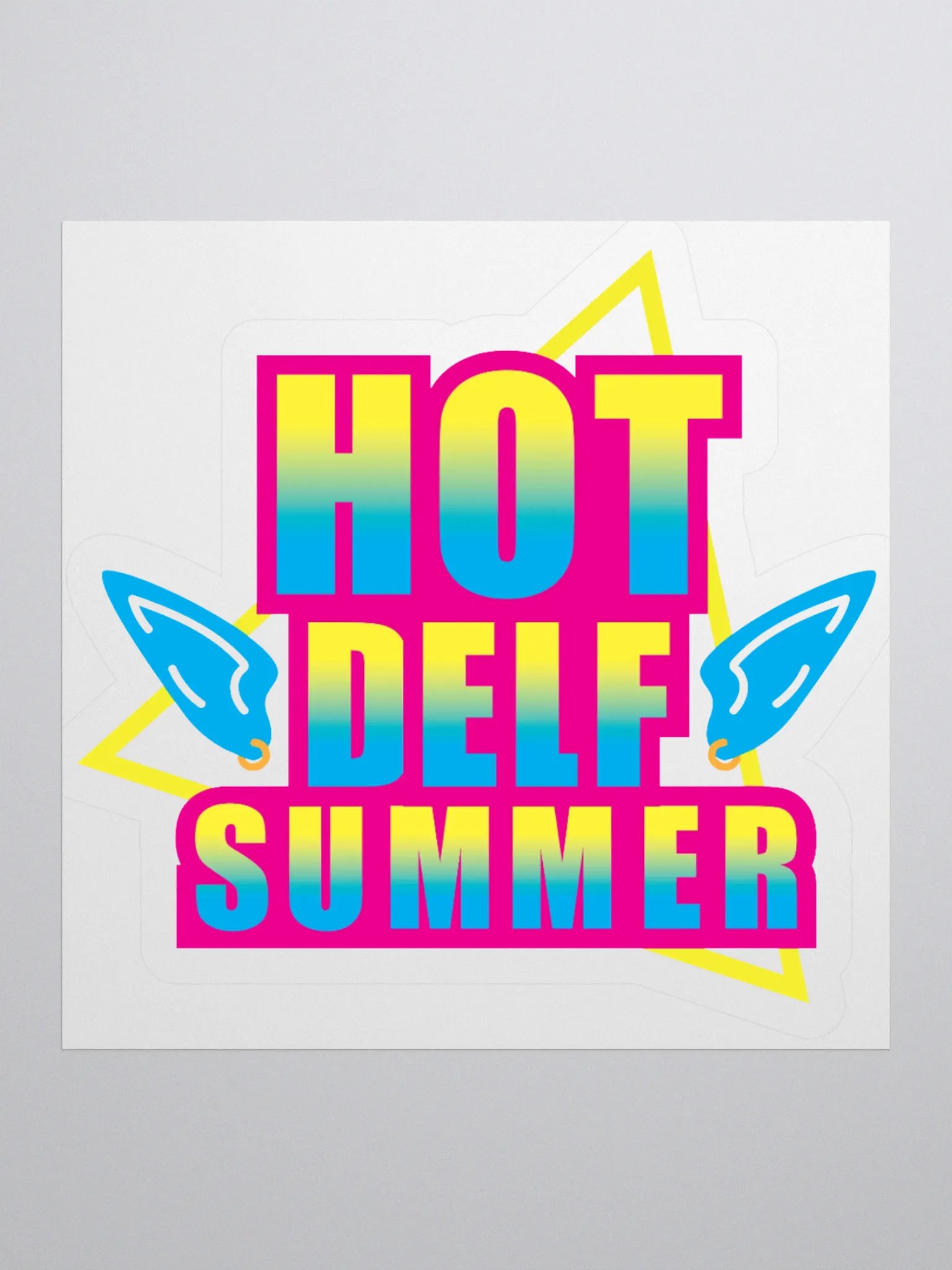 Hot DELF Summer Sticker product image (1)
