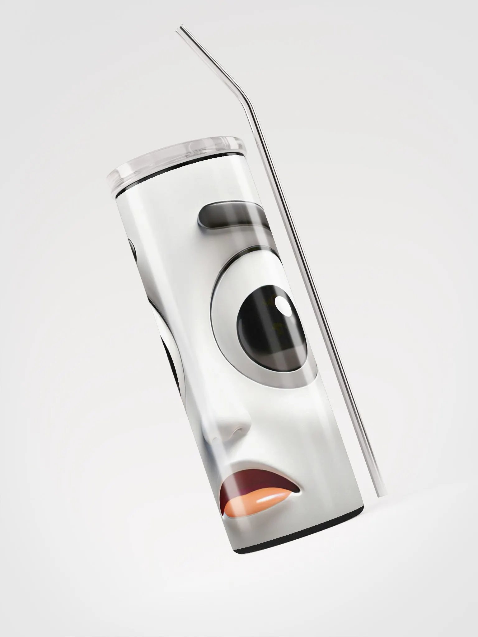 Surprised Expression Stainless Steel Tumbler product image (4)