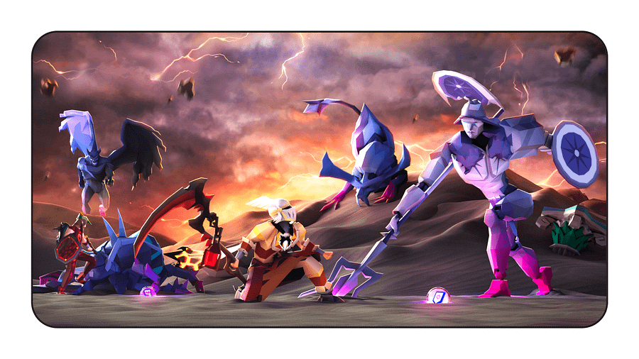 Leagues 5: Raging Echoes Desk Mat product image (6)