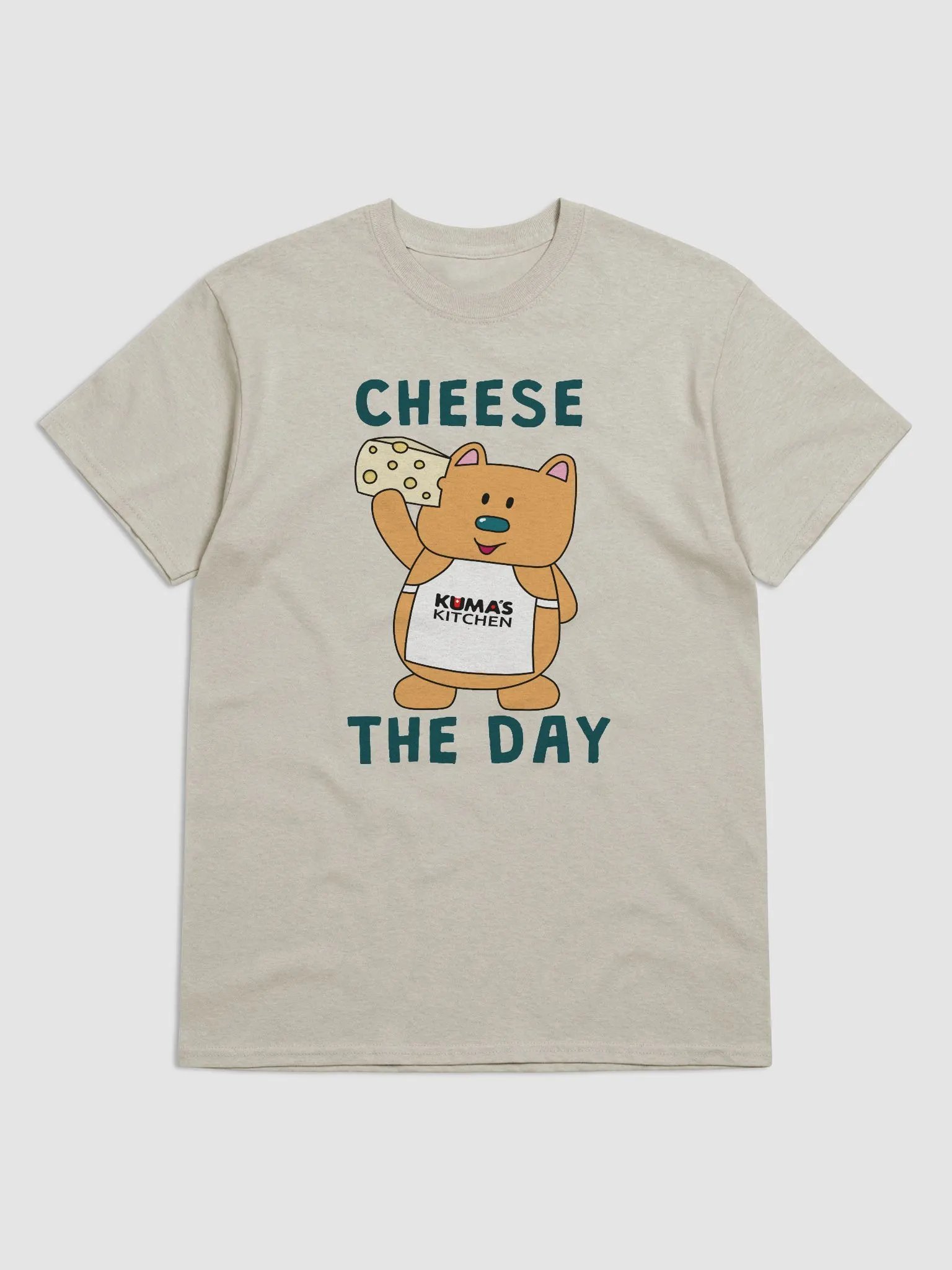 Cheese the Day Cartoon T-shirt product image (1)