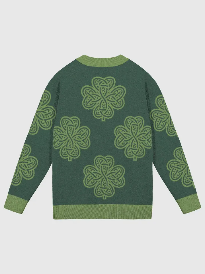 Celtic Knot Knit Clover Cardigan 🍀 product image (2)