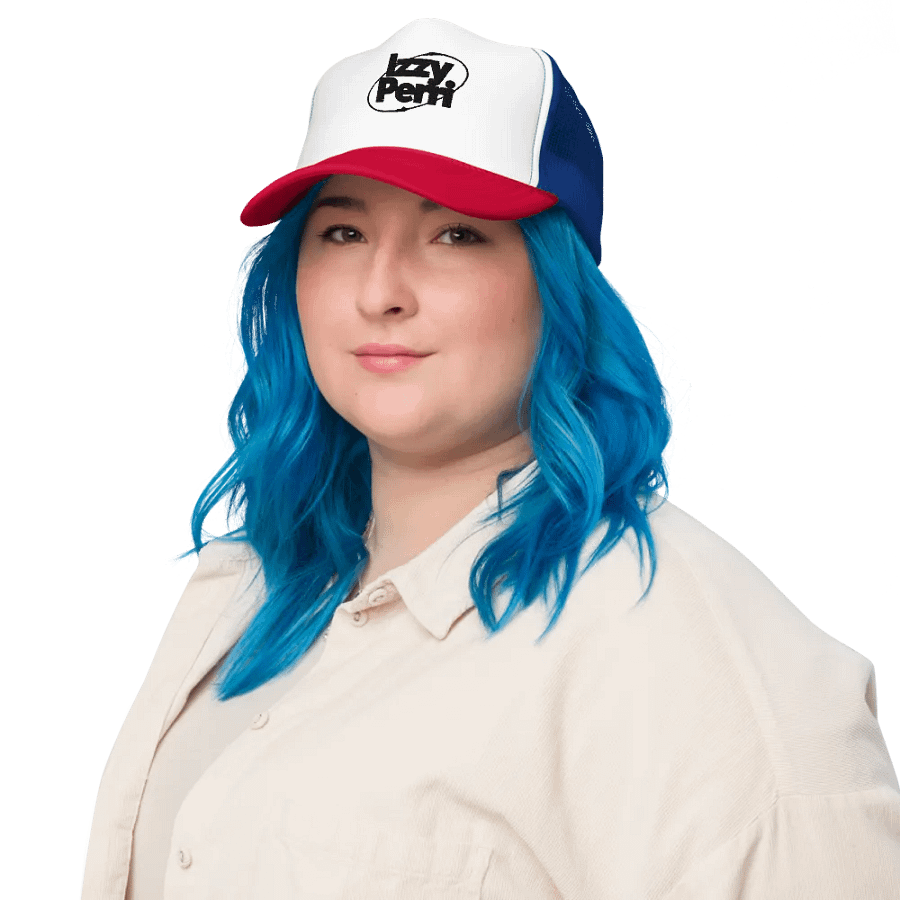 IZZY PERRI NOSTALGIA LOGO TRUCKER HAT product image (14)