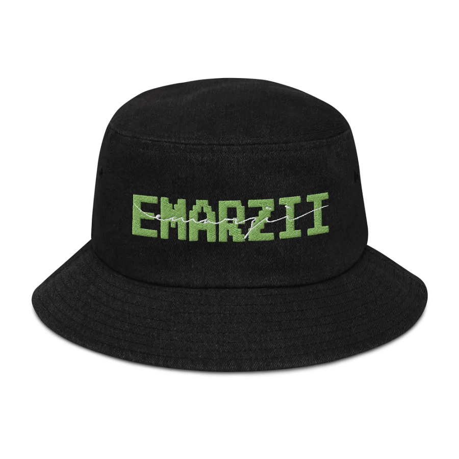 Emarzii Black Denim Bucket Hat product image (2)