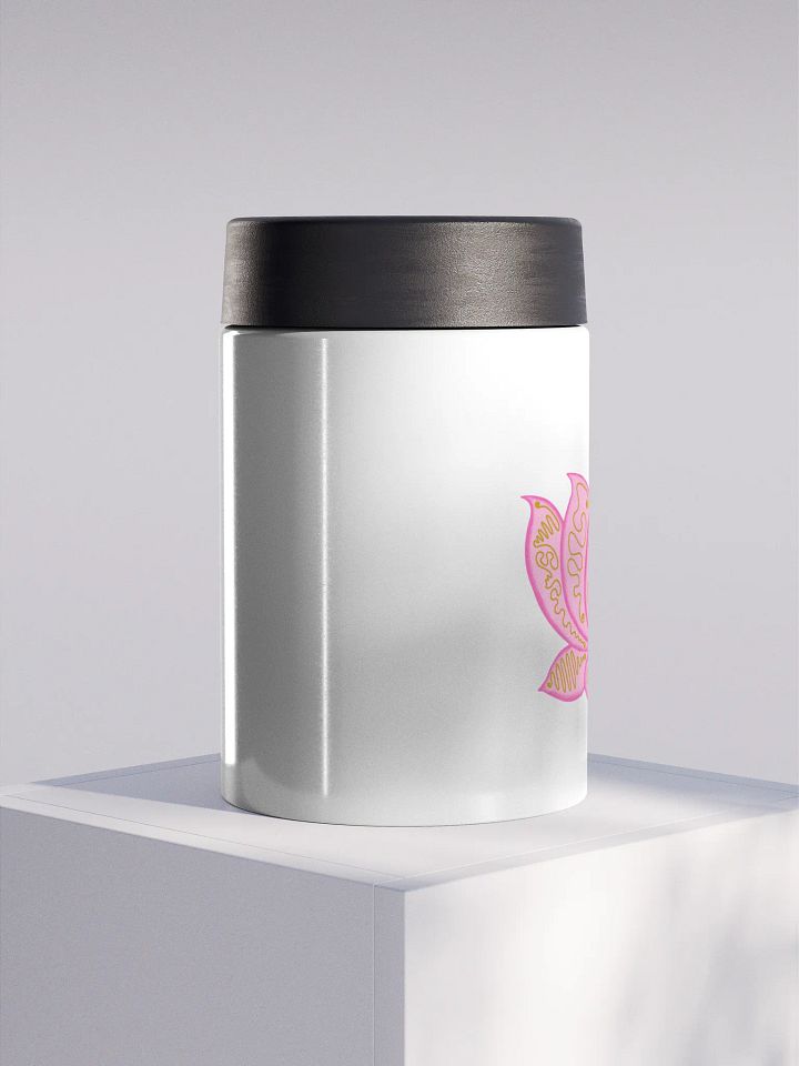 Golden Lotus Stainless Steel Koozie product image (1)