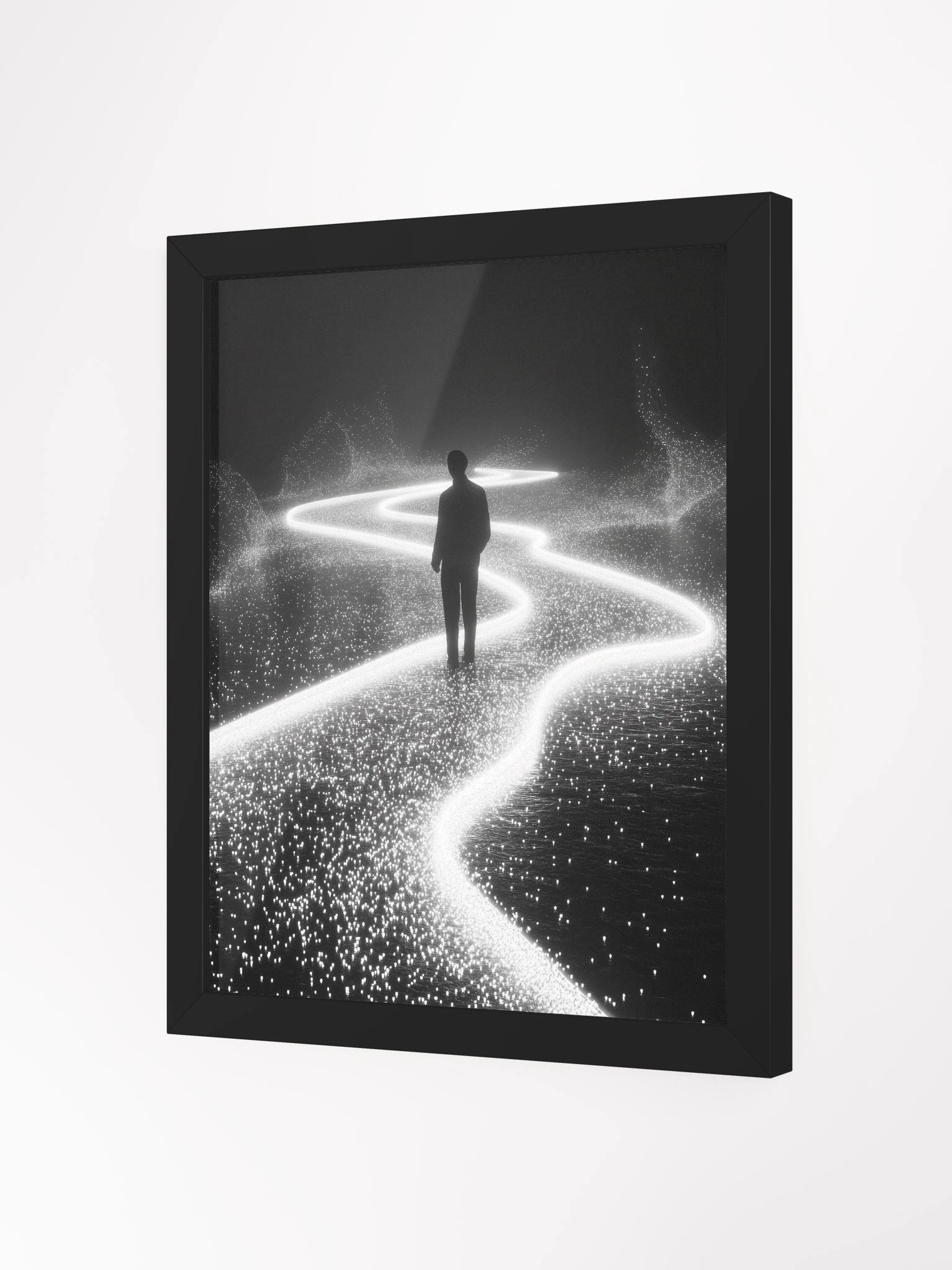 Luminous Journey Framed Matte Wall Art Canvas product image (4)
