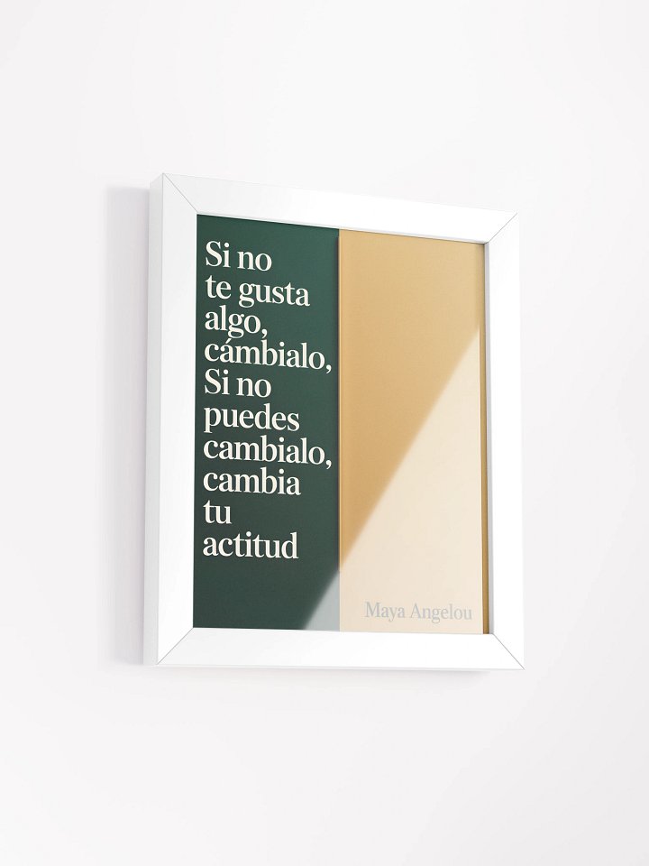 Póster ultra-premium Maya Angelou con máxima calidad técnica y refinamiento product image (2)