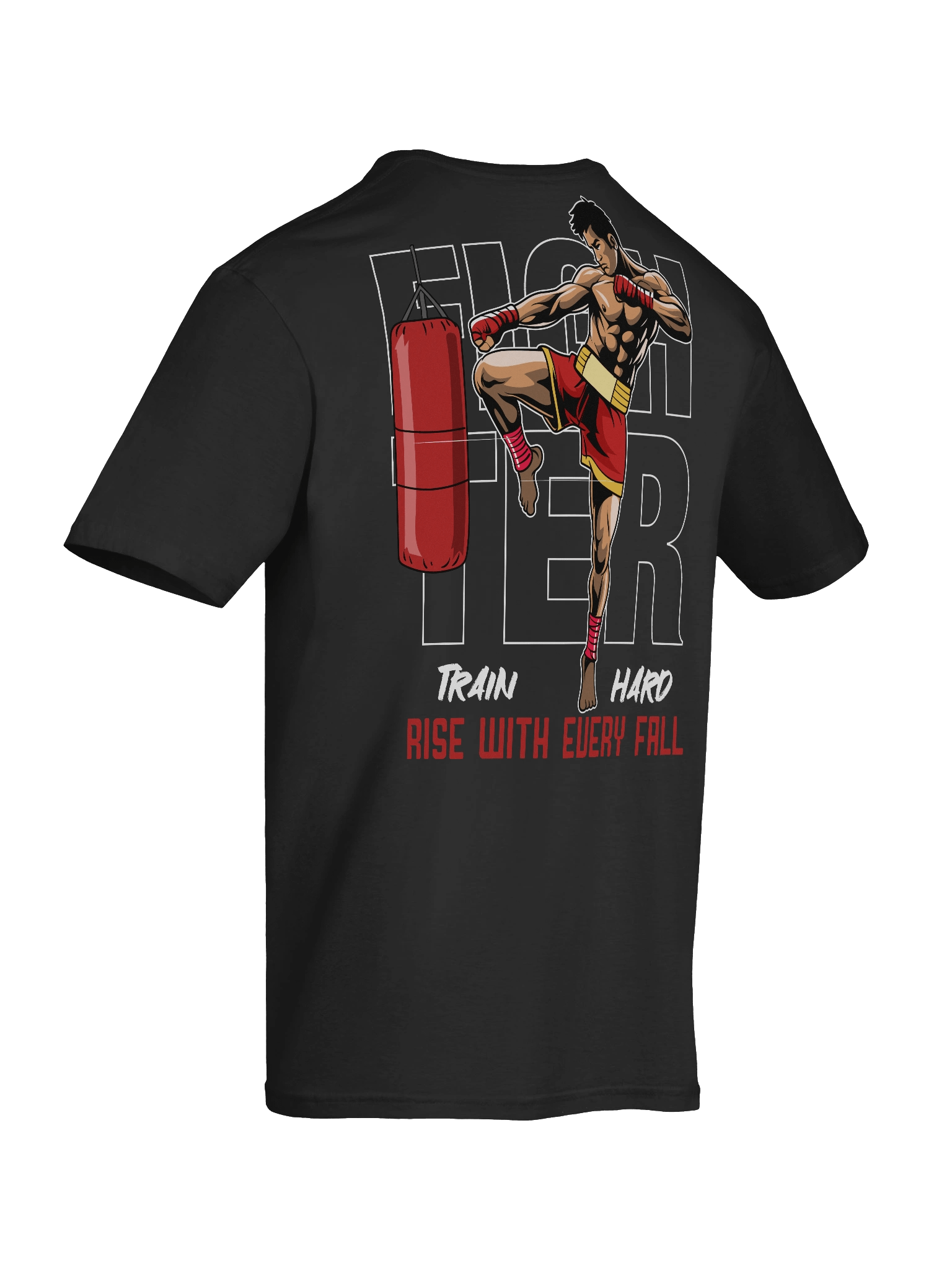 Fighter Train Hard Rise With Every Fall product image (12)