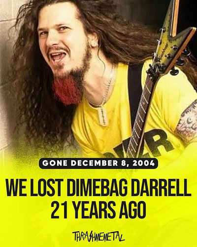 never EVER forgotten 🫡 ❤️ the tragic event that took his life also took the lives of Jeffrey “Mayhem” Thompson (Damageplan se...